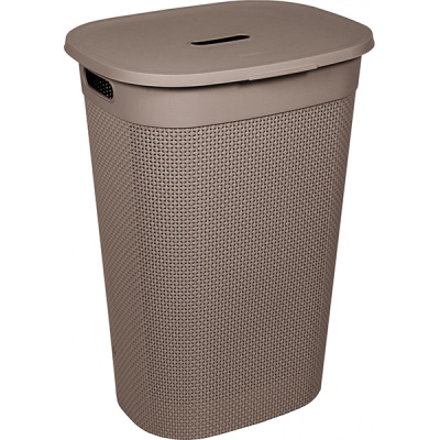 Корзина для белья OSLO 55л шоколадный мокко (то)