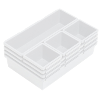 Лотки для хранения "Комбо 3" (белый) (то)