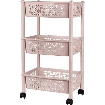 Этажерка 3-х секц.прямоугольная Light бежевый топаз (то)