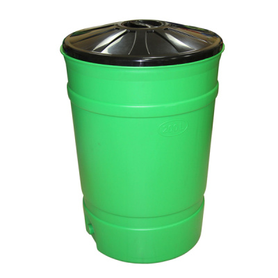 Бочка-бак 200л. с крышкой (микс) (то)