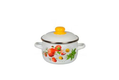 Кастрюля 2л. сфер. Маргаритки глуб