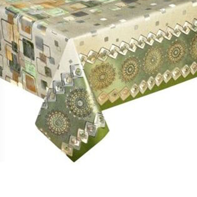 Клеенка в упаковке ПВХ на ткани 137х165 Версаль 81071H-LG