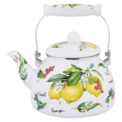 Чайник эмал 2,5л Лимонный фреш ТМ Appetite
