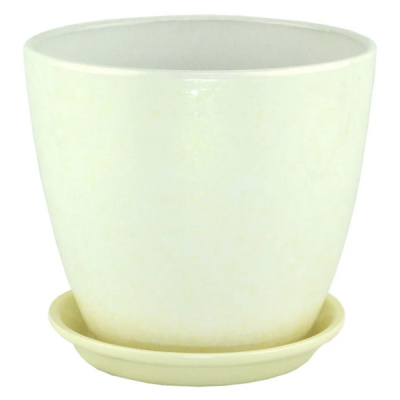 Горшок Глянец бутон жемчуг 12см (ГЛ 16/1)