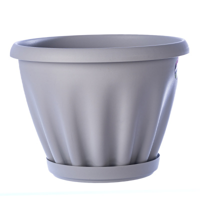 Горшок "Знатный" 1л d140мм светло-серый