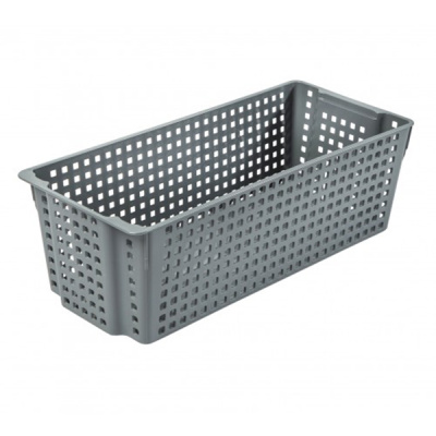 Корзинка "Лофт" 3л прямоугольная (серый) (то)