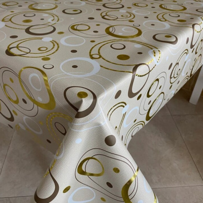 Клеенка  в упаковке ПВХ на ткани 100x137 Maison  7128A 