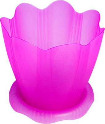 Горшок для орхидей "Эдельвейс" 1,5л Д=16см с поддоном (то)