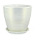 Горшок Перламутр бутон белый 18см (РС 55/3)