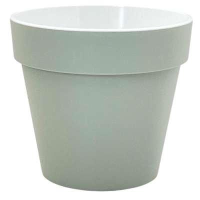 Горшок Протея 3,7л с белой вкладкой Шалфей