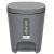 Контейнер для мусора 8л YUTO (серый)