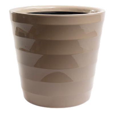 Горшок Лаура 16,6л с черной вкладкой Фраппе