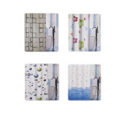 Штора для ванной комнаты PVC