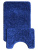 Комплект ковриков из полипропилена для ванной ANELYA 50x80, 50x40 синий L CADESI Турция Комплект ковриков из полипропилена для ванной ANELYA 50x80, 50x40 синий L CADESI Турция