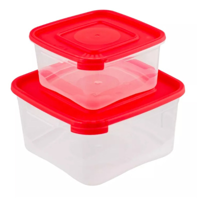 Комплект контейнеров для СВЧ (2шт) КАСКАД 0,46+1,0л  (то)
