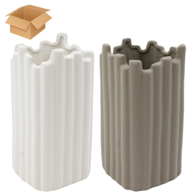 Ваза для цветов ПИКСЕЛЬ h-24см (керамика)