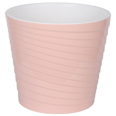 Горшок Эйс 5л с вкладкой Роз. пудра