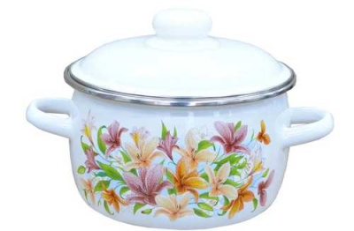 Кастрюля 4л сф. "Лилии"