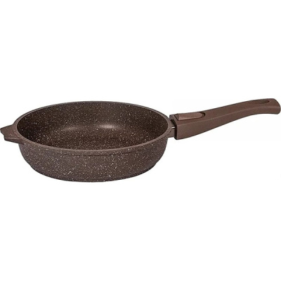 Сковорода 18 см съемн  ручка "Гранит brown"