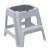 Табурет со ступенькой (с отделением для мелочей)св.серый (то)