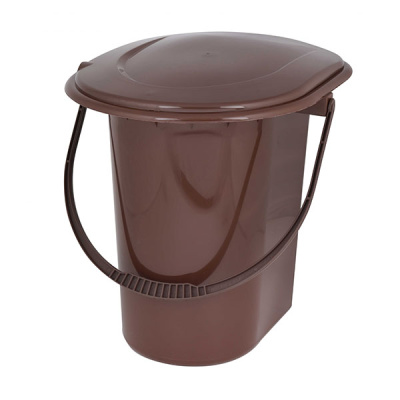 Ведро-туалет 18л. (коричневый) (то)