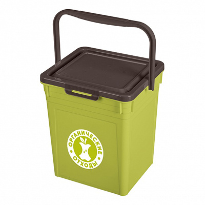 Контейнер для мусора 8л (зеленый)(то)