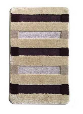 Коврик из полипропилена 50*80см,"L'CADESI HIGH MONO" Colorline коричневый