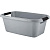 Таз LICA с ручками прямоугольный 20л серый шторм (то)