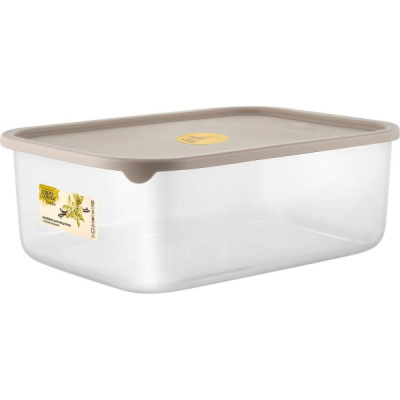 Контейнер д/продуктов Vanilla прямоуг. 4,5л с гибк.крышк. латте