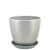 Горшок Перламутр бутон серый 12см (РС 56/1)