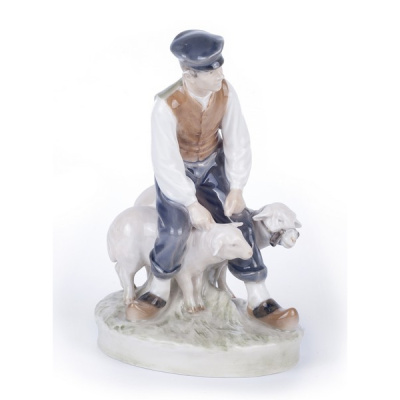 Пастух с овечками