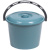 Ведро 10л с крышкой (бирюзово-синий)