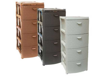 Комод РОТАНГ 3 секции (то)