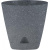 Горшок для цветов AMSTERDAM D170 с прикорневым поливом 2,5л темный камень