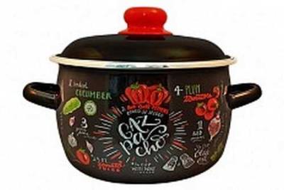 Кастрюля эмал сфер Gazpacho 4,0л ТМ Appetite