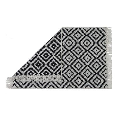 Коврик Kilim GOLD из хлопка 80*150 серый, Турция