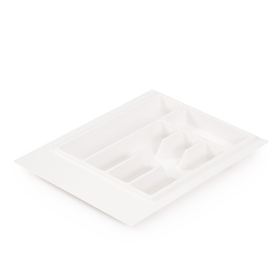 Лоток для столовых приборов "Универсал" (белый)  (то)