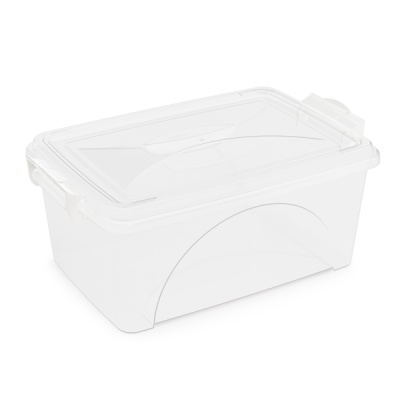 Контейнер прямоуг. с ручками 7.5л (прозрачный)(то)