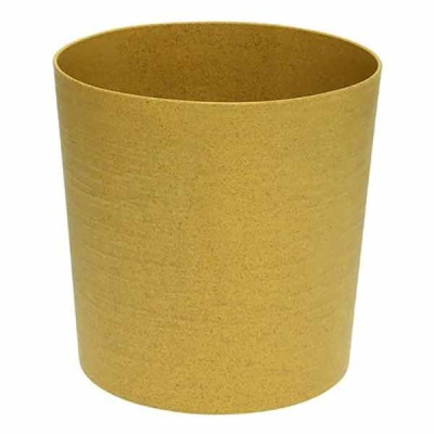 Горшок Цилиндр Эко 3,3л с дренаж. вставкой Горчичный