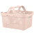 Корзинка Follow Me 260х192х137мм (с руч.) 5л розовый зефир (то)