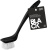 Щетка для посуды Black 20,5см (то)
