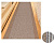 Коврик-  дорожка  ECO универсальная L CADESI 125x80 см бежевый