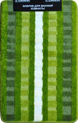 Набор ковриков 2шт. MARATHON из пропилен. 60х100см,SAFARI  зеленый