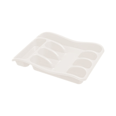 Лоток д/стол приборов широкий (белый) (то)