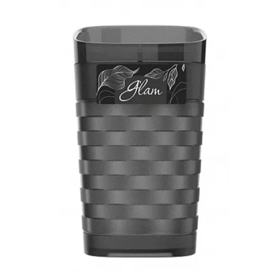 Стакан для зубных щеток Glam (графит) (то)