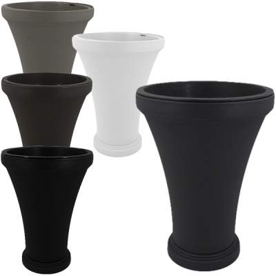 Кашпо пластиковое ВАЗА Ø-37см h-49см (с вкладышем) 