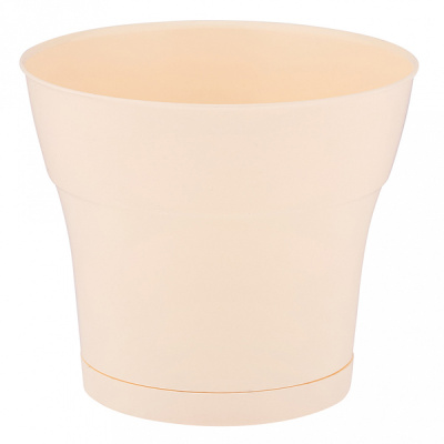 Горшок "Тоскана", D17, с поддоном 2,25л ваниль