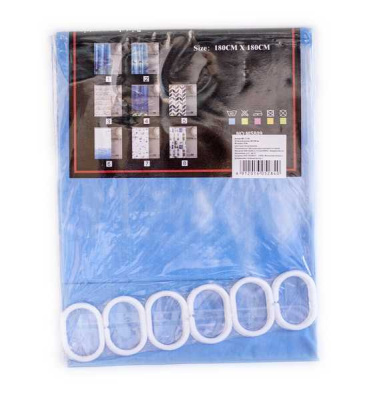 Штора для ванной 180*180 PEVA