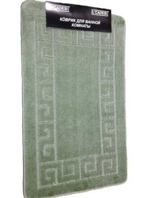 Коврик из полипропилена на латексной основе, "L'CADESI MONO", 60*100см, Зеленый