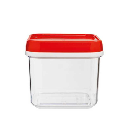 Банка для сыпучих продуктов 0,6л квадр.(то)